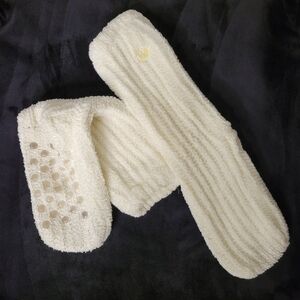 Non-slip socks, off white